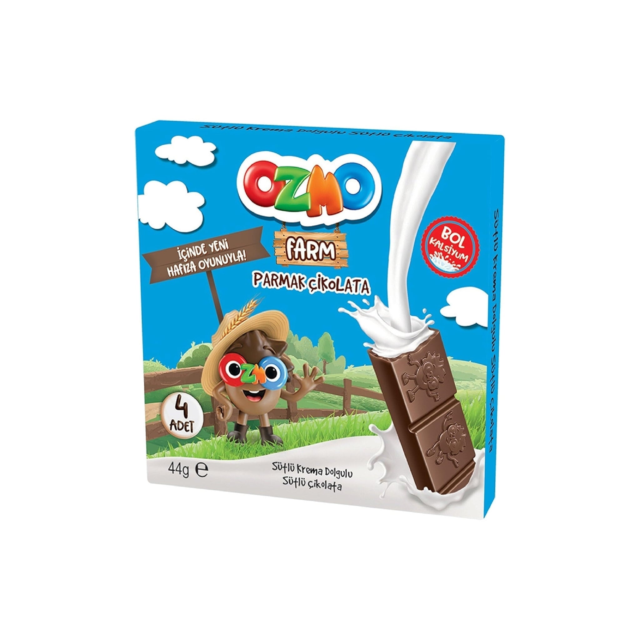 OZMO Farm Finger Chocolate (44g) - 20 pieces per box