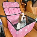Car Passenger Seat Pet Basket – Durable Anti‑Scratch Cloth Design with Storage Bag