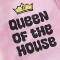 Pink Cartoon Pet Sweatshirt | Queen Crown Hoodie for Pets