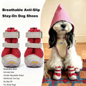 Non-Slip Dog Shoes with Hook & Loop – Outdoor Mesh Pet Boots