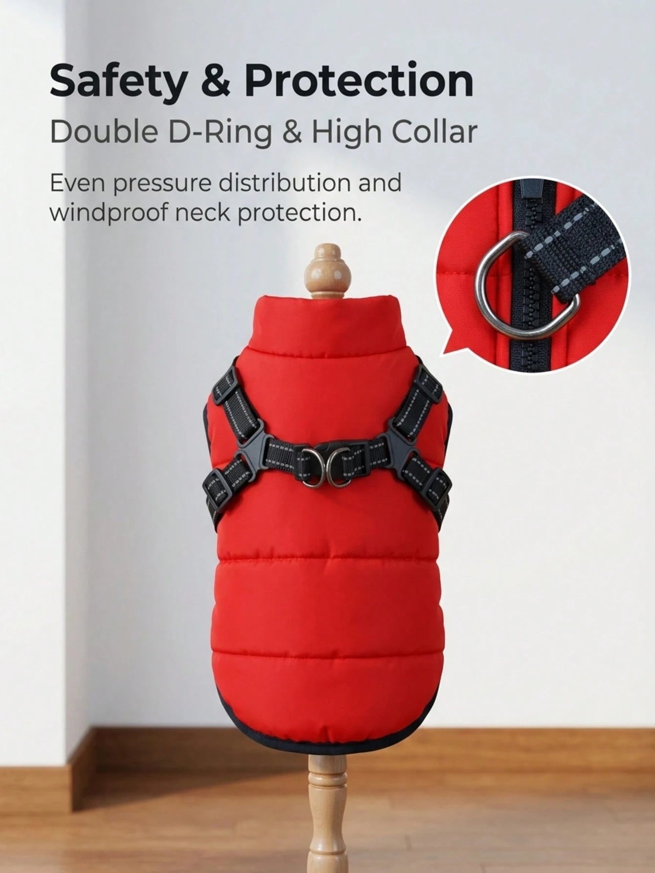 Warm Dog Jacket for Small & Large Dogs | Soft Winter Pet Coat