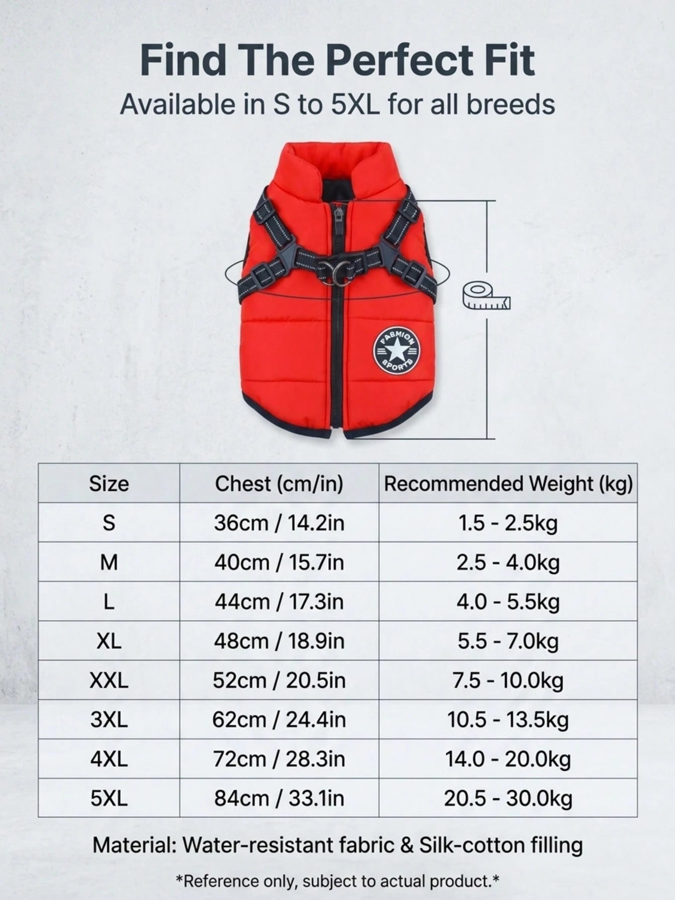 Warm Dog Jacket for Small & Large Dogs | Soft Winter Pet Coat