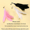 Suction Cup Feather Cat Teaser Wand | Interactive Indoor Cat Toy