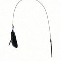 Suction Cup Feather Cat Teaser Wand | Interactive Indoor Cat Toy