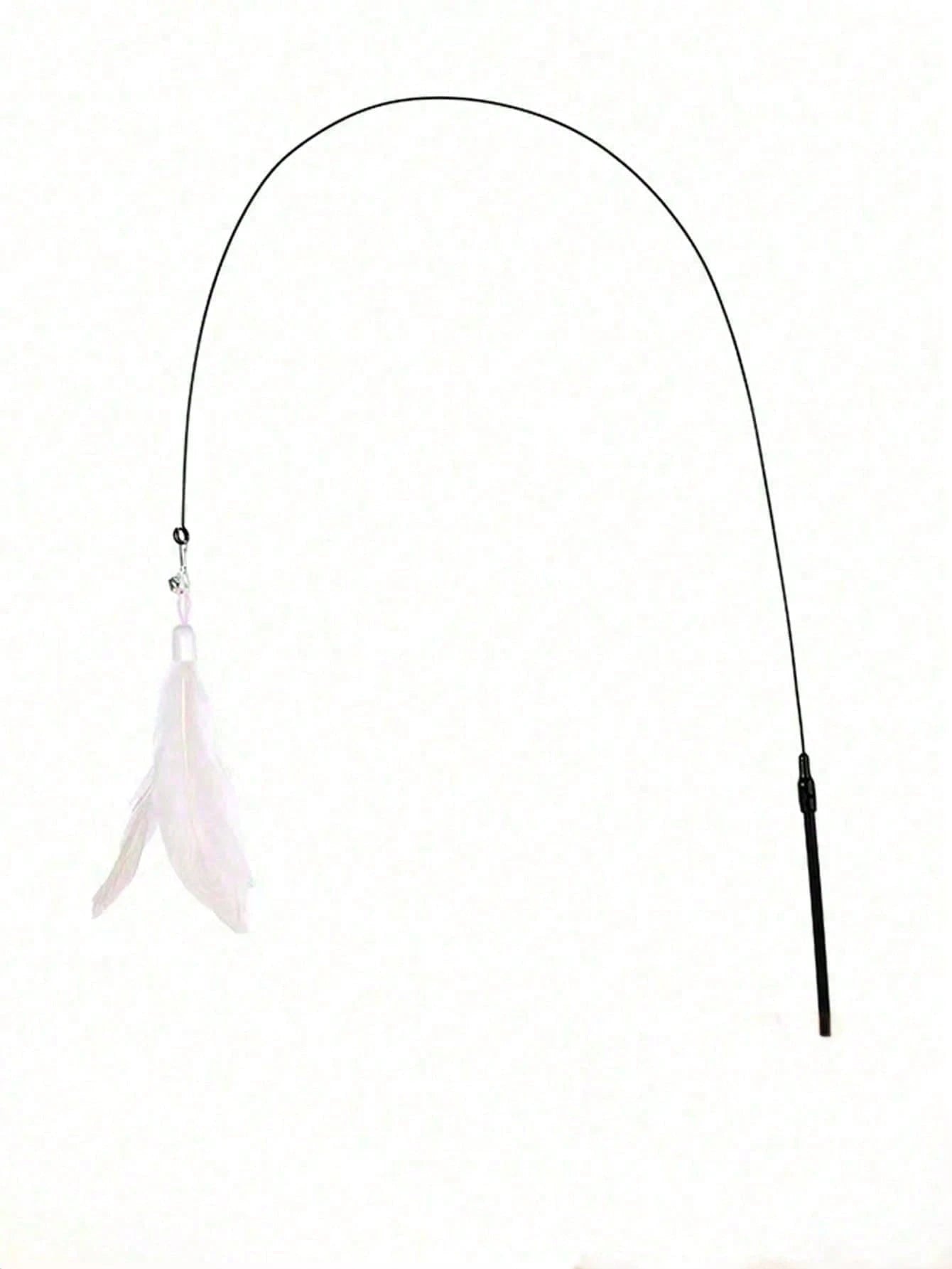 Suction Cup Feather Cat Teaser Wand | Interactive Indoor Cat Toy