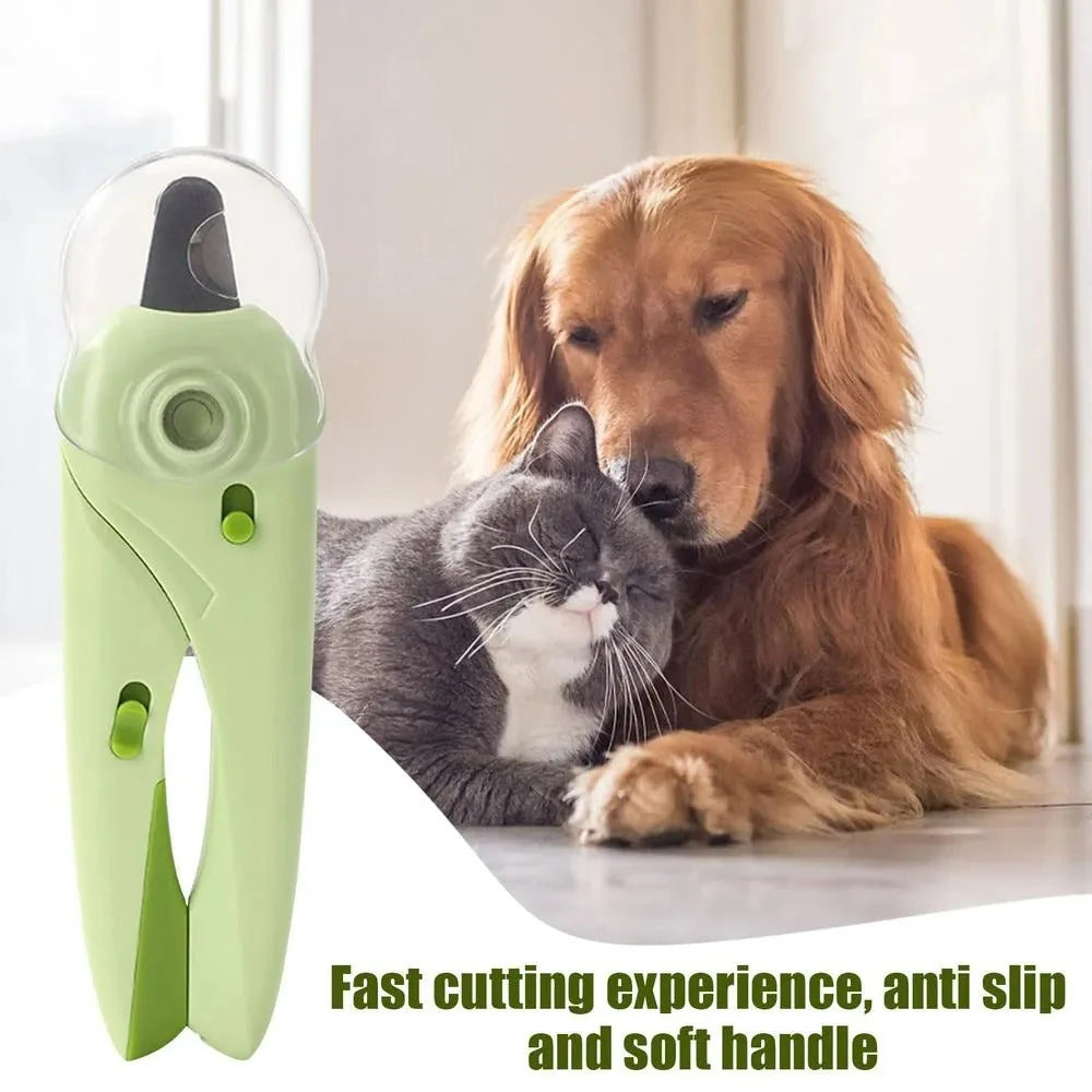 LED Light Pet Nail Clippers – Safe & Easy Trimming Tool for Dogs & Cats
