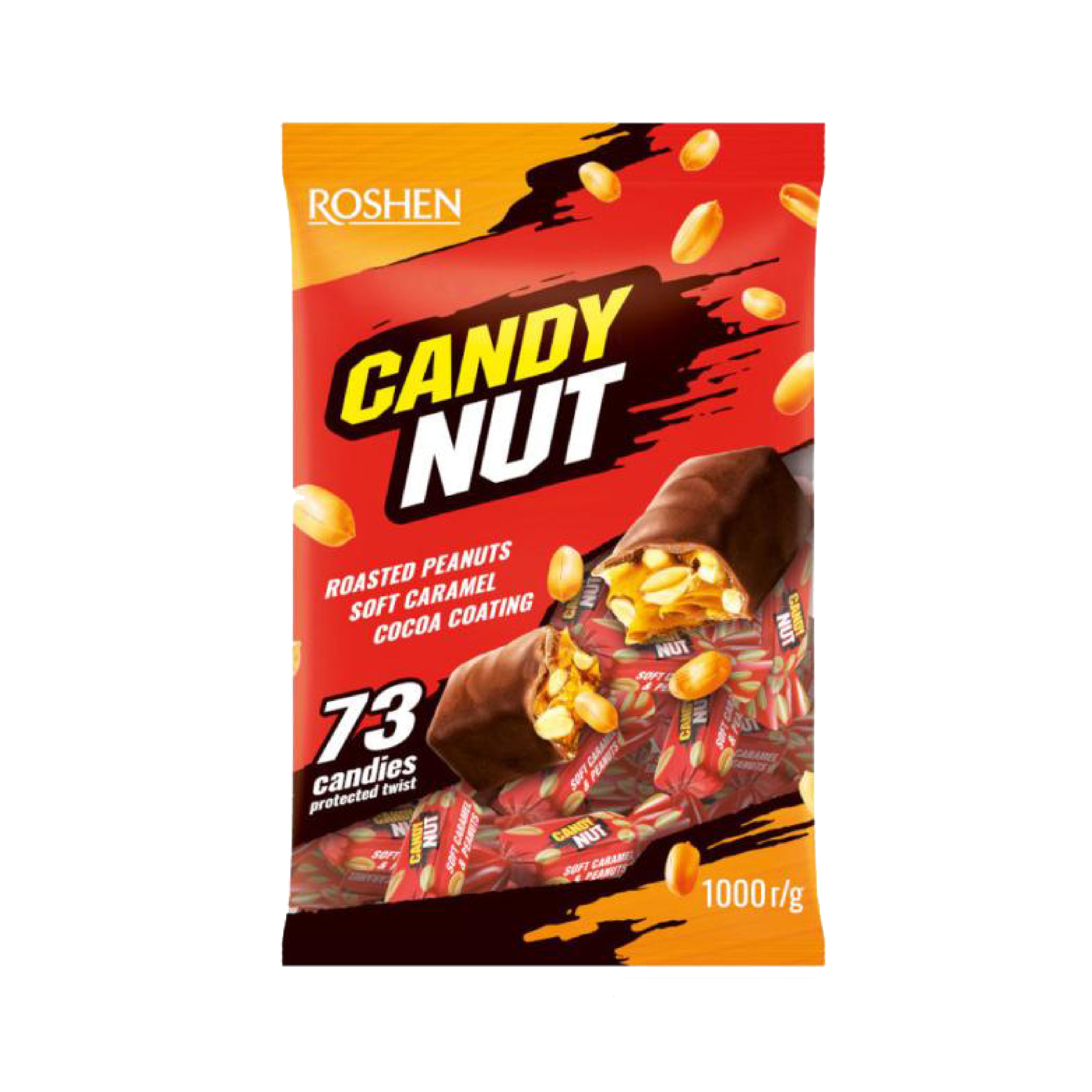 ROSHEN Candy Nut Nougat & Soft Caramel with Peanuts (1kg)