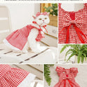 Elegant Pet Dress with Detachable Bow for Cats & Small Dogs