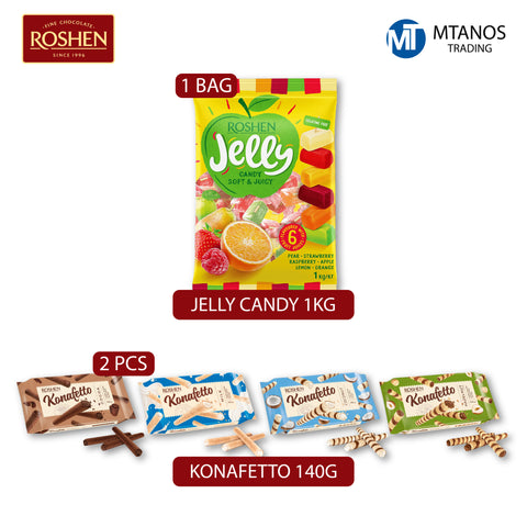 ROSHEN Jelly 1Kg + Konafetto 140g Offer