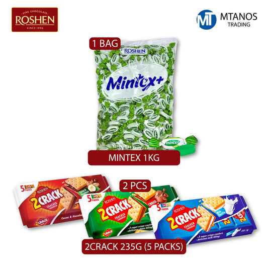 ROSHEN Mintex 1Kg + 2Crack 235g Offer
