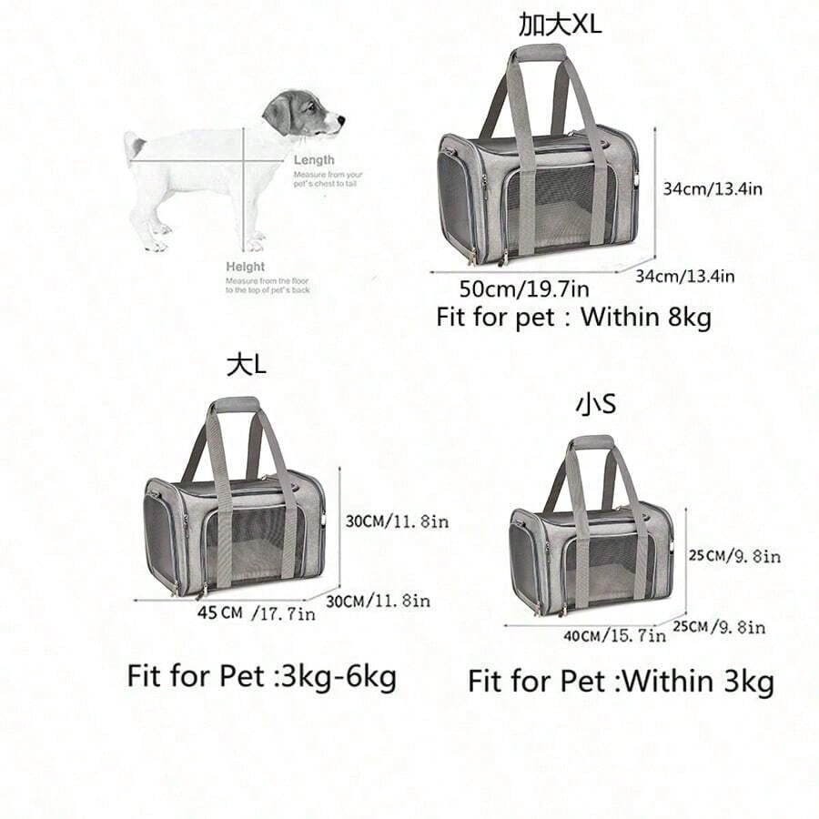 Multi-Purpose Pet Carrier Bag | Breathable Cat & Dog Travel Carrier