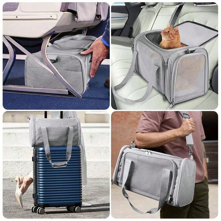Multi-Purpose Pet Carrier Bag | Breathable Cat & Dog Travel Carrier