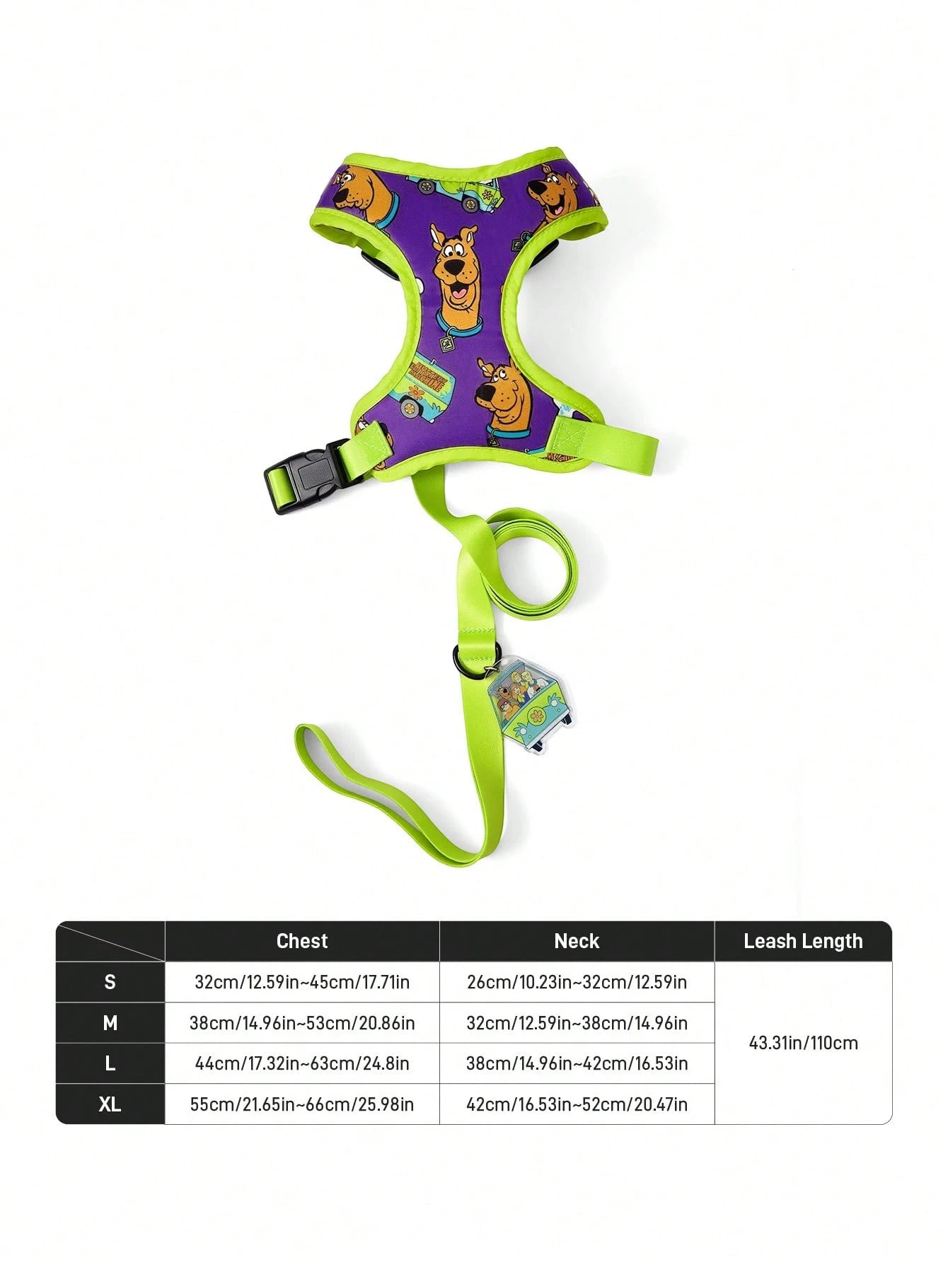 Scooby-Doo Pet Harness & Leash Set for Cats & Small Dogs