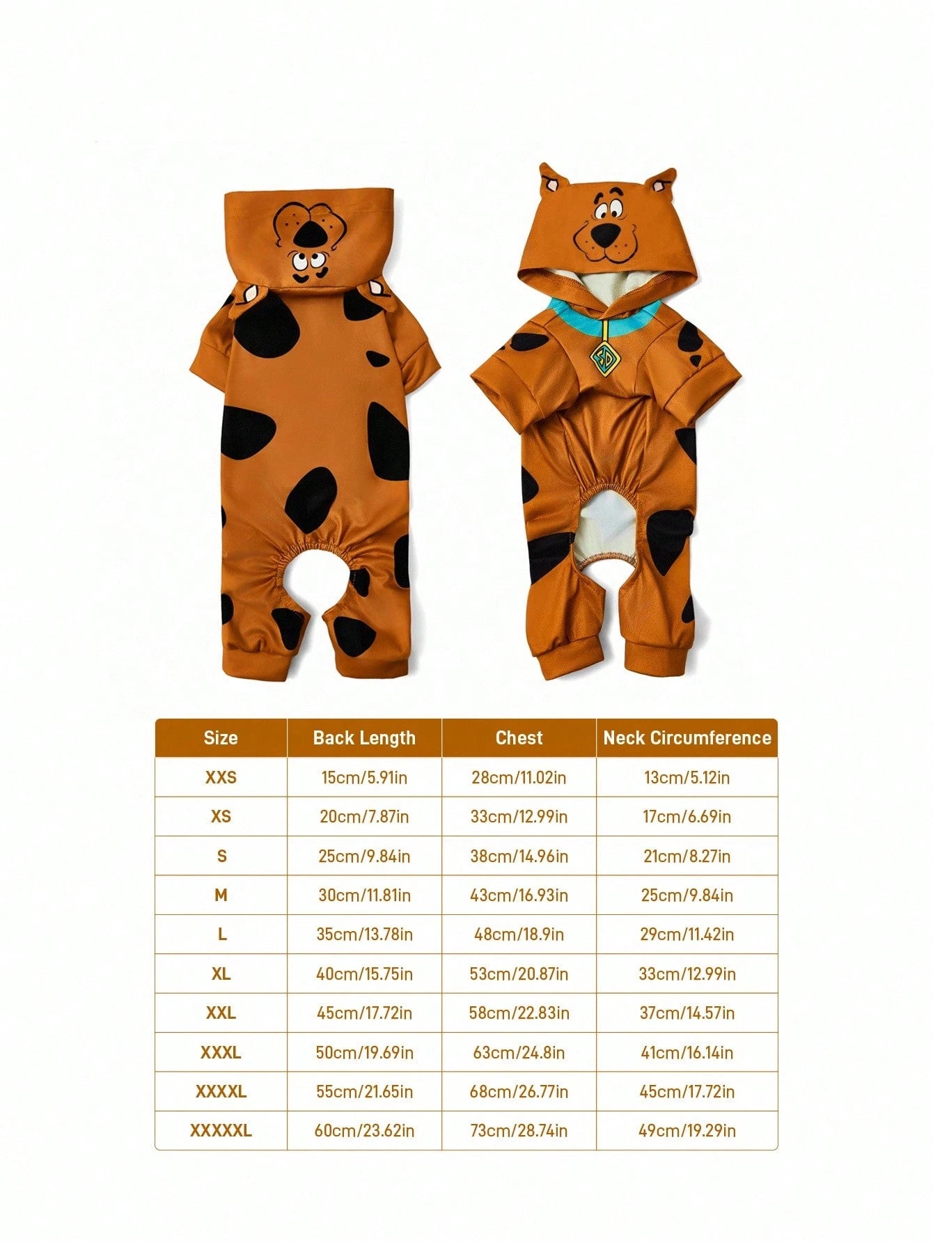 Scooby-Doo Pet Jumpsuit – Cartoon Dog & Cat Pajamas