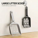 Large Fine-Hole Cat Litter Scoop – Heavy-Duty Pet Waste Sifter