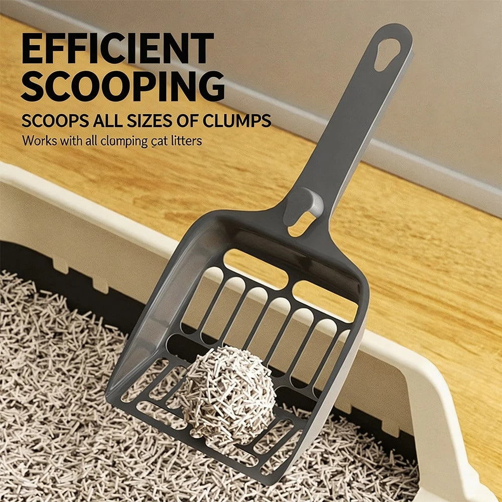 Large Fine-Hole Cat Litter Scoop – Heavy-Duty Pet Waste Sifter