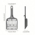 Large Fine-Hole Cat Litter Scoop – Heavy-Duty Pet Waste Sifter