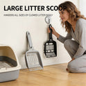 Large Fine-Hole Cat Litter Scoop – Heavy-Duty Pet Waste Sifter