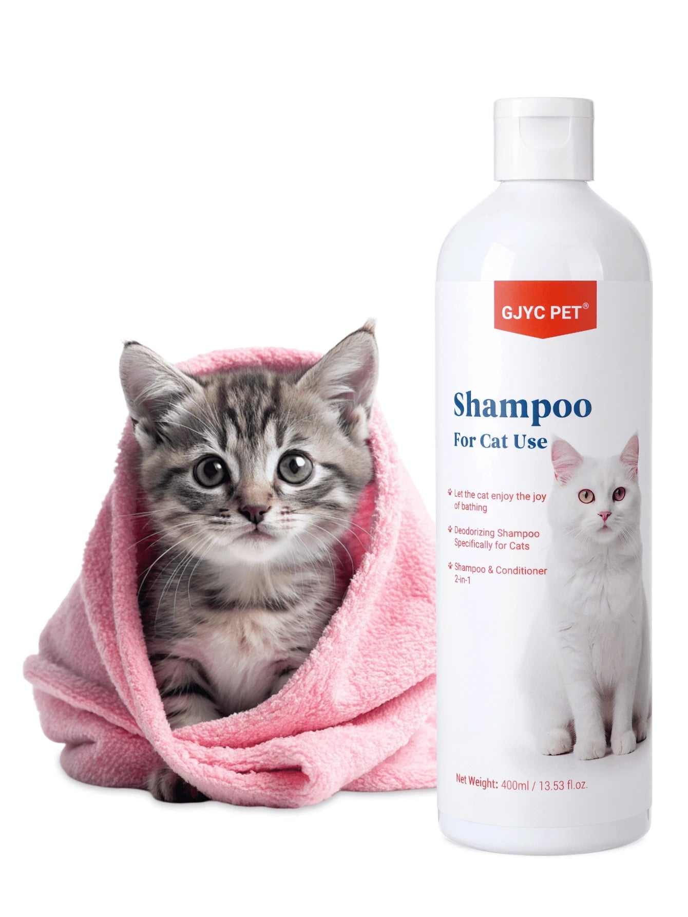 2-in-1 Cat Shampoo & Conditioner | Gentle Coat Care Formula