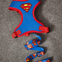 Superman Pet Harness & Leash Set | Adjustable Dog & Cat Walking Set