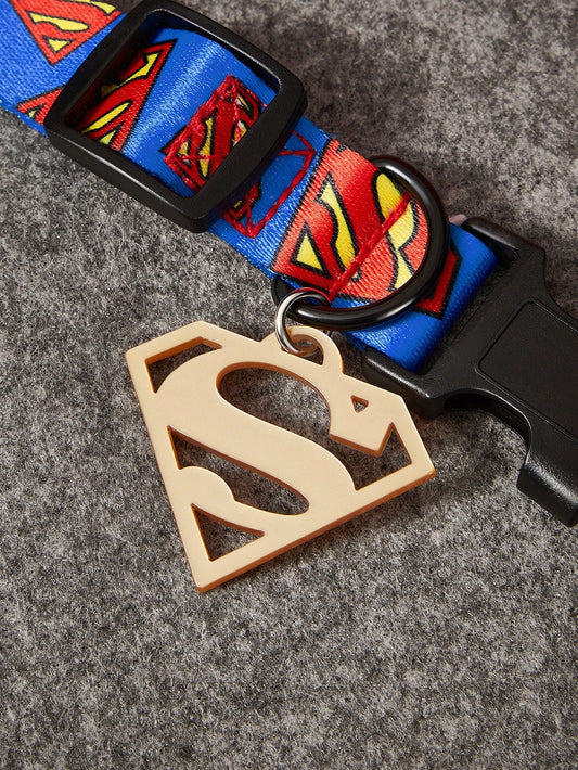 Superman Pet Collar | Adjustable Dog & Cat Collar