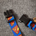 Superman Pet Harness & Leash Set | Adjustable Dog & Cat Walking Set