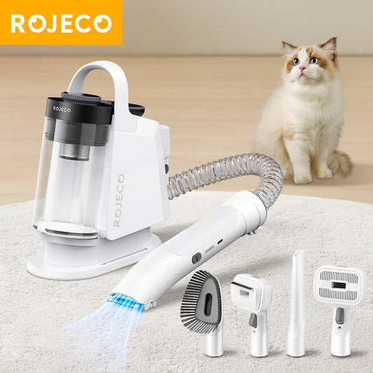 ROJECO 5-in-1 Smart Pet Grooming Vacuum | Pet Hair Remover