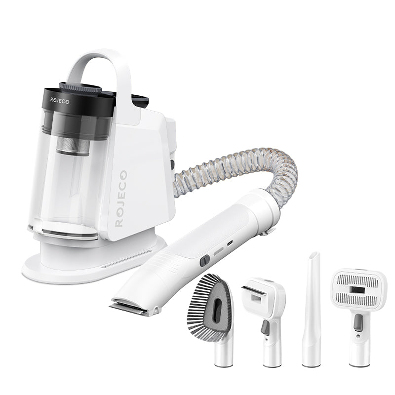 ROJECO 5-in-1 Smart Pet Grooming Vacuum | Pet Hair Remover