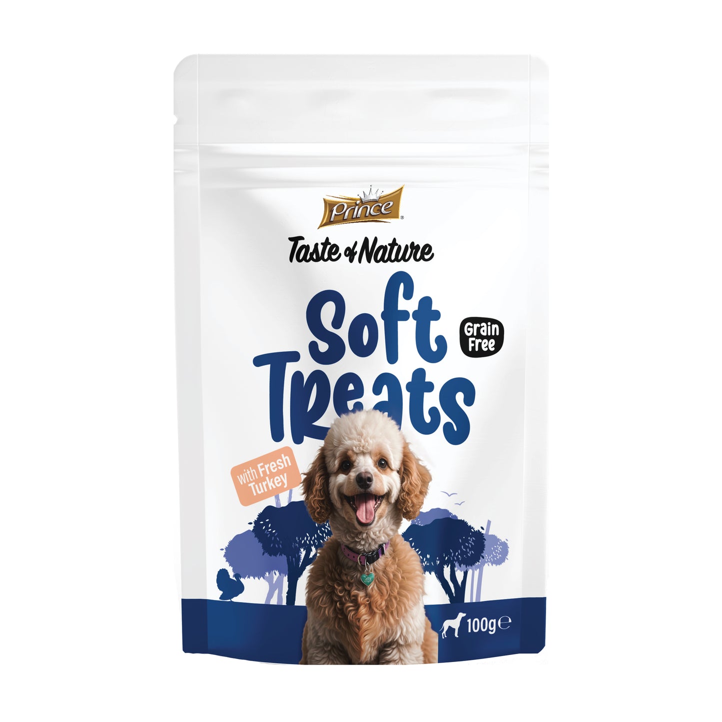PRINCE Soft Treats with Fresh Turkey