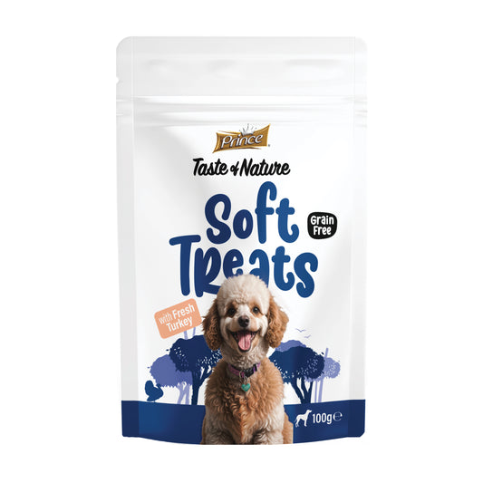 PRINCE Soft Treats with Fresh Turkey