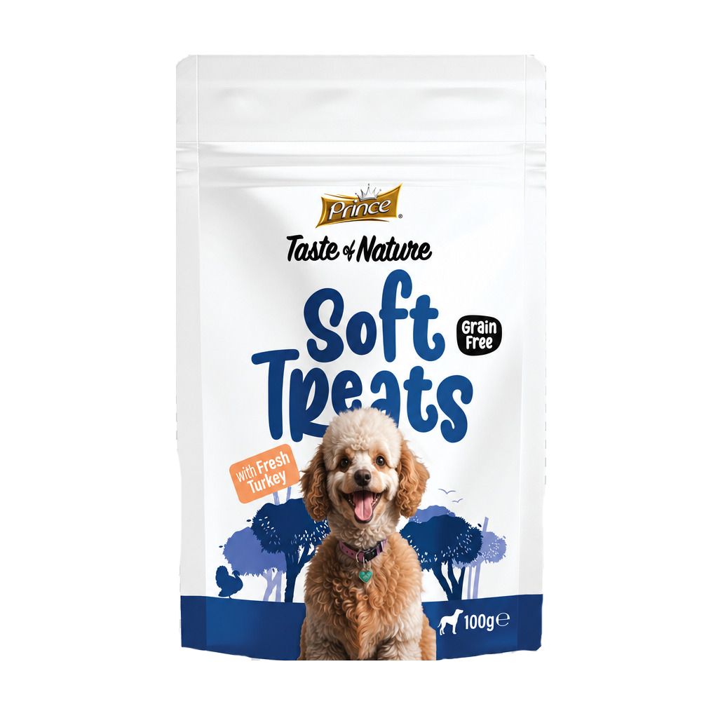 PRINCE Healthy & Flavorful Soft Treats Snack for Dogs (100g)