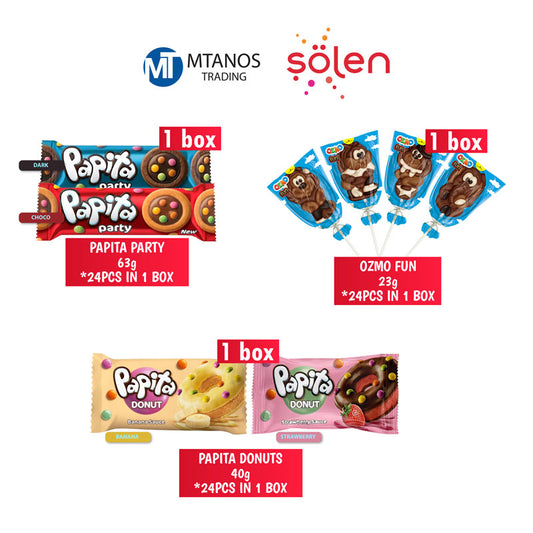 SOLEN PAPITA PARTY + OZMO FUN + PAPITA DONUTS OFFER