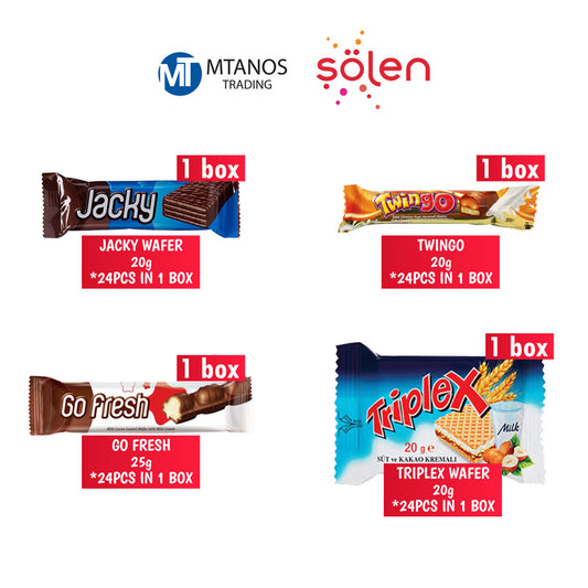 SOLEN JACKY WAFER + TWINGO + GO FRESH + TRIPLEX WAFER OFFER