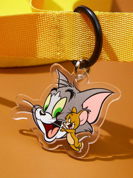 Tom & Jerry Pet Collar & Leash Set for Cats & Small Dogs