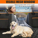 Waterproof Dog Car Back Seat Cover Hammock | Non-Slip Seat Protector for Cars, SUVs & Trucks