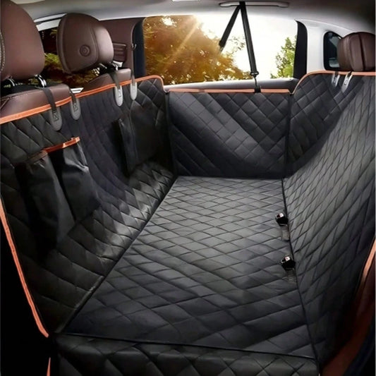 Waterproof Dog Car Back Seat Cover Hammock | Non-Slip Seat Protector for Cars, SUVs & Trucks