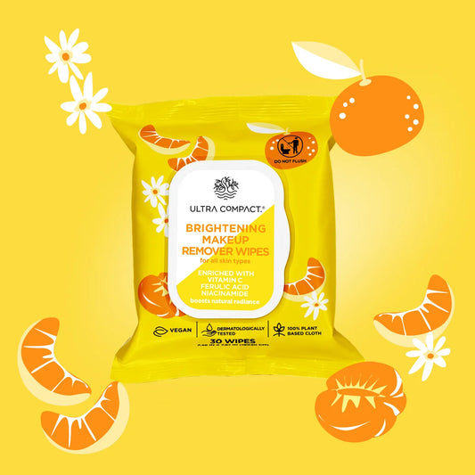 Ultra Compact Brightening Makeup Remover Wipes (30 pieces per pack)