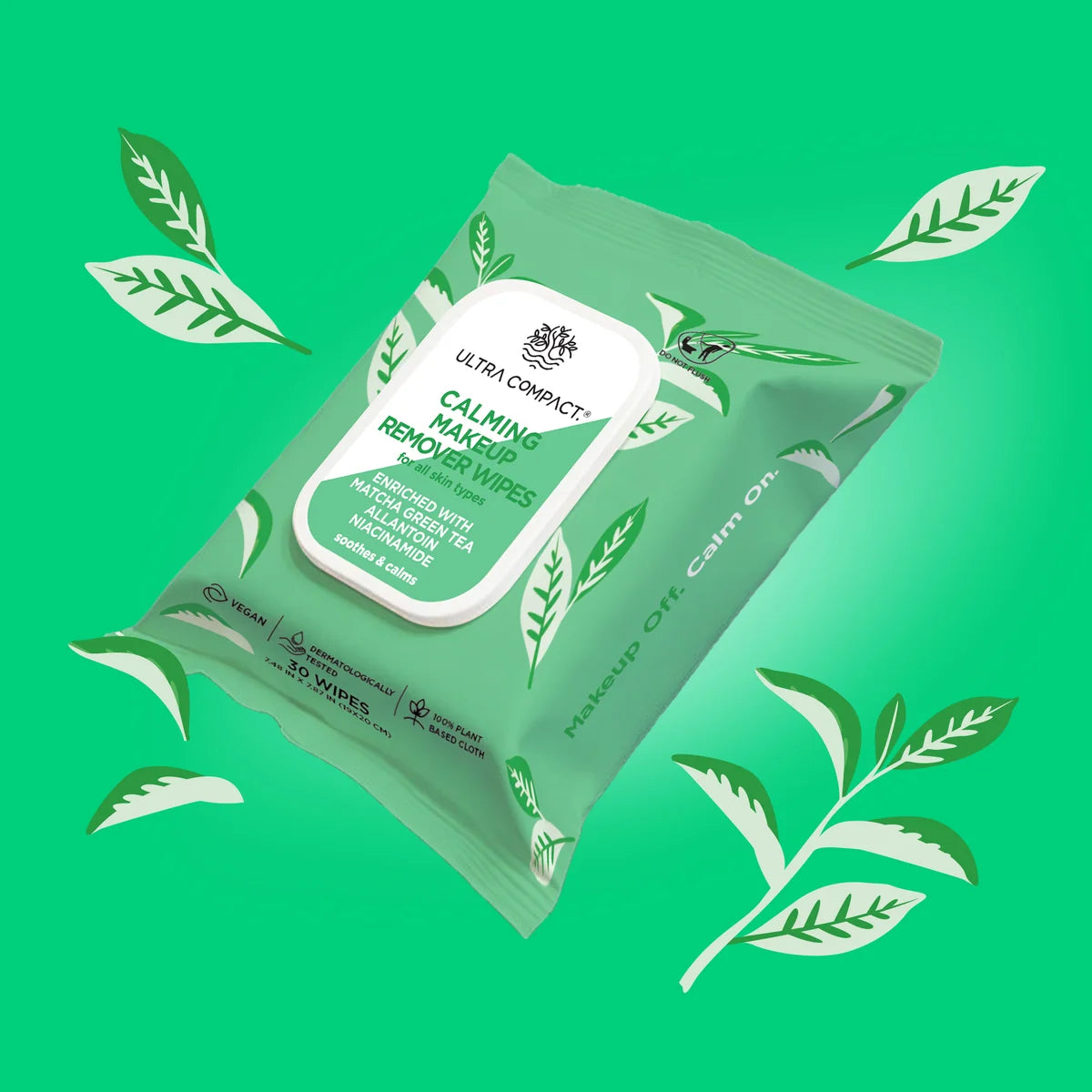 Ultra Compact Calming Makeup Remover Wipes (30 pieces per pack)