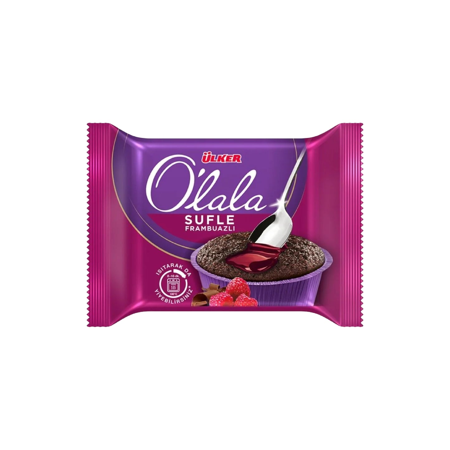 ULKER O’lala Sufle Chocolate cake with Framboise filling (70g) - 12 Pieces per box