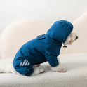 Dog Raincoat – Waterproof Hooded Pet Rainwear with Reflective Strips & Adjustable Leash Hole