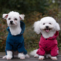 Dog Raincoat – Waterproof Hooded Pet Rainwear with Reflective Strips & Adjustable Leash Hole