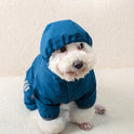Dog Raincoat – Waterproof Hooded Pet Rainwear with Reflective Strips & Adjustable Leash Hole