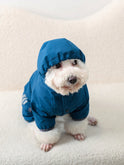Dog Raincoat – Waterproof Hooded Pet Rainwear with Reflective Strips & Adjustable Leash Hole