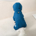 Dog Raincoat – Waterproof Hooded Pet Rainwear with Reflective Strips & Adjustable Leash Hole