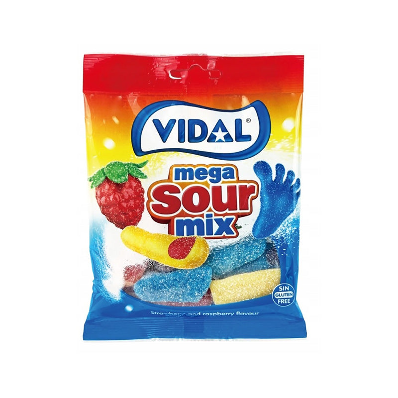 Vidal Mega Sour Mix Gummies (90g)