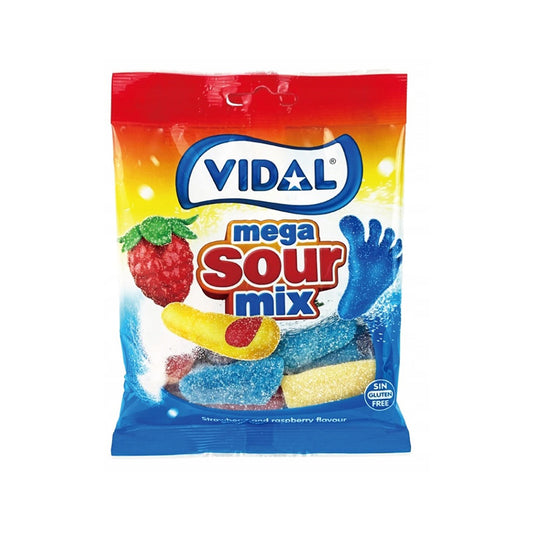 Vidal Mega Sour Mix Gummies (90g)
