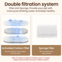 ROJECO 2L Stainless Steel Pet Water Fountain | Quiet & Filtered
