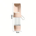 Portable Pet Water Bottle with Food Container | Travel Dog & Cat Bottle