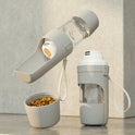 Portable Pet Water Bottle with Food Container | Travel Dog & Cat Bottle