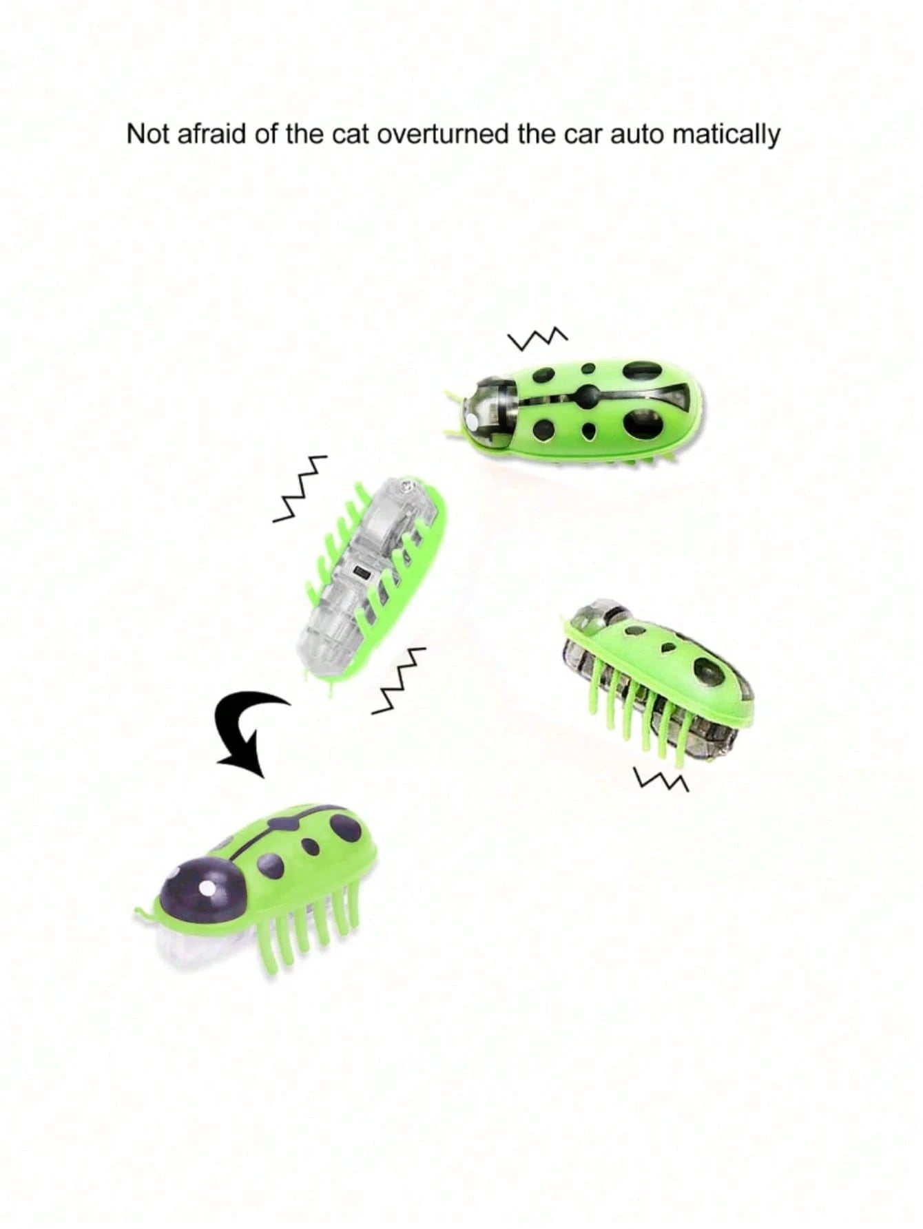 Automatic Flapping Interactive Cat Toy | Battery-Powered Motion Toy for Cats
